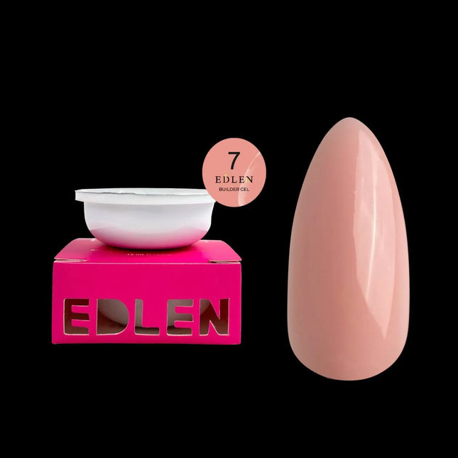 Edlen Builder Gel №07 Refill "Nude" Peach 30ml