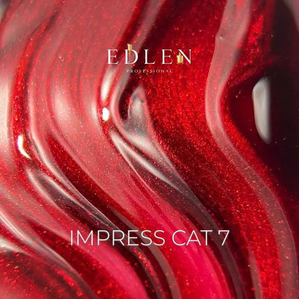 Edlen Cat Eye Impress №7 Red Raspberry 9ml