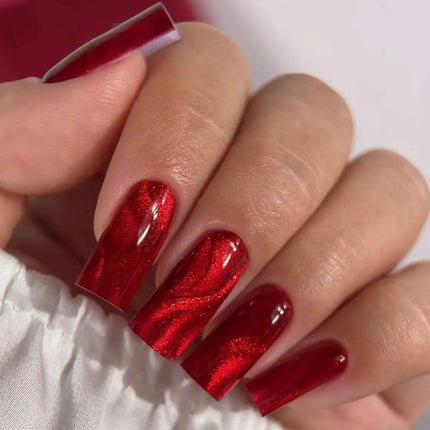 Edlen Cat Eye Impress №9 Red 9ml