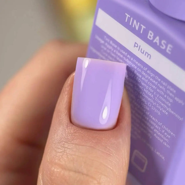 Color Base Tint Cover Ciruela "brillante jugoso" 15 ml HEYLOVE