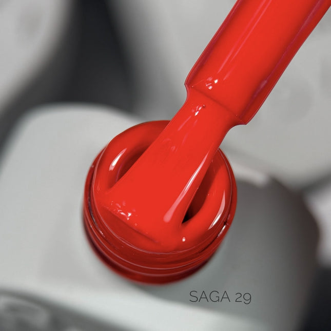Esmalte en gel Saga 29 Rojo Classic 10 ml