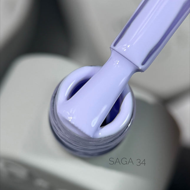 Esmalte en gel Saga 34 Lila Claro 10 ml