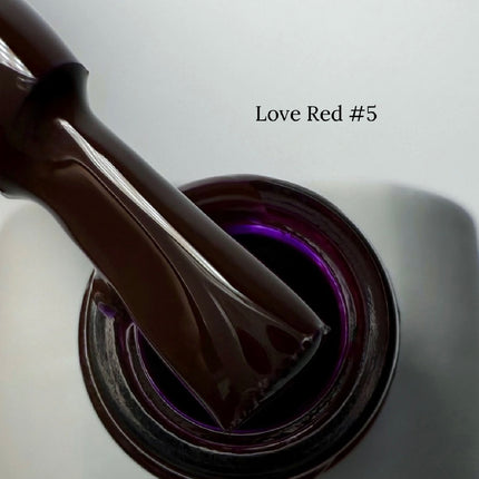 Esmalte en gel Saga Love Red 5 Berenjena 10 ml
