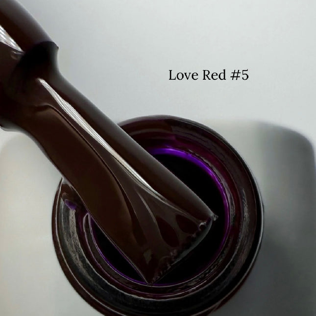 Esmalte en gel Saga Love Red 5 Berenjena 10 ml