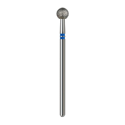 Premium Diamond nail drill bit “Ball” 5.0 mm Blue Profmanicure Freza