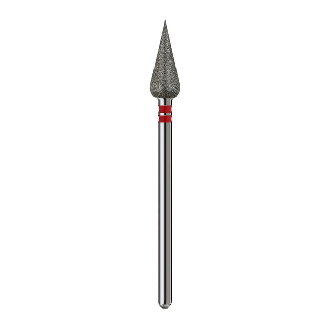Broca de diamante para clavos Premium “DROP” 5.0 mm Rojo Profmanicure Freza