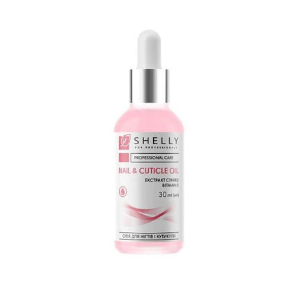 Aceite para uñas y cutículas Fresa y Vitamina E Shelly 30 ml