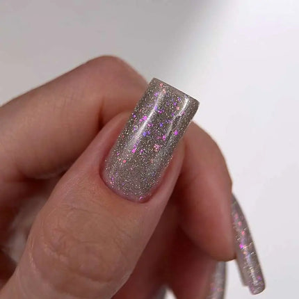 Luna Lurex Base №10 Silver with holographic foil 13ml