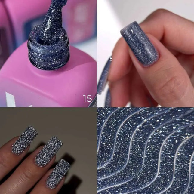 Luna Lurex Capa de base №15 Azul Gris 13ml