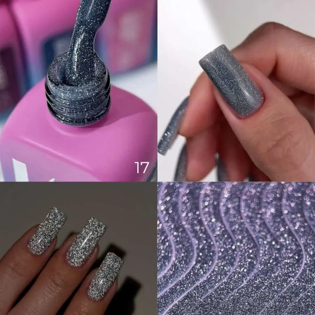 Luna Lurex Capa de base №17 Gris 13ml