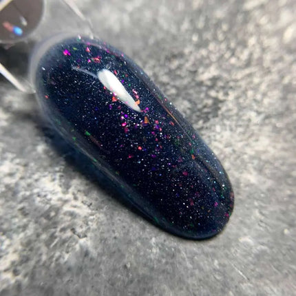 Luna Lurex Base №21 Black-blue with holographic foil 13ml