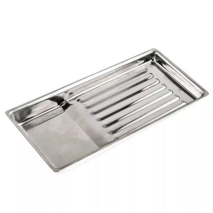 Rectangular Metal Instrument Tray for 7 Instruments