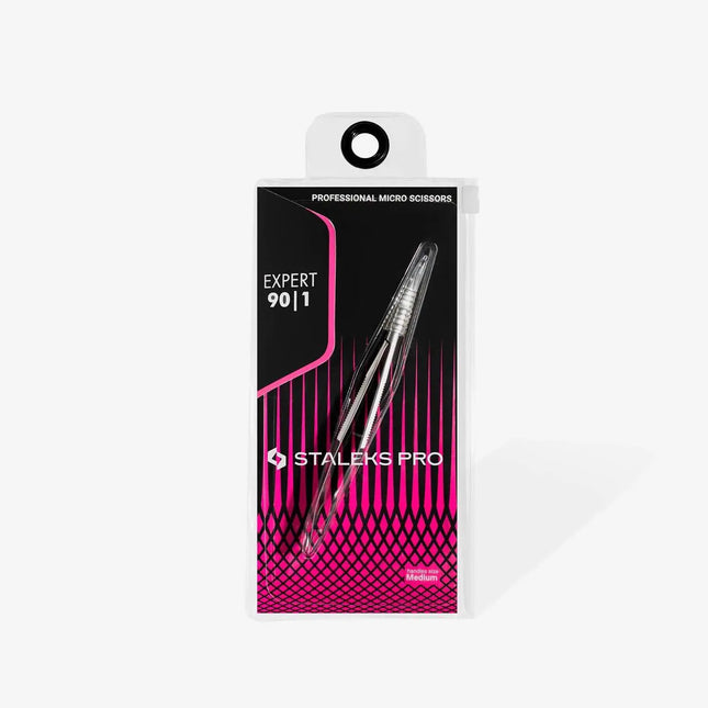 Staleks Micro Cuticle Scissors  Expert 90 Type 1 (Tweezers)