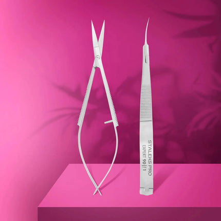 Tijeras para cutículas Staleks Micro Cuticle Scissors Expert 90 Tipo 1 (pinzas)