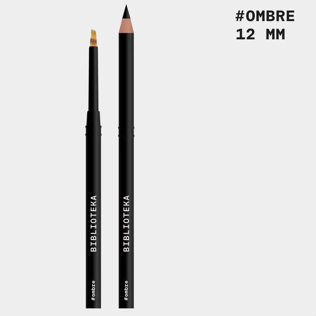 Cepillo para uñas Biblioteka #Ombre 12mm