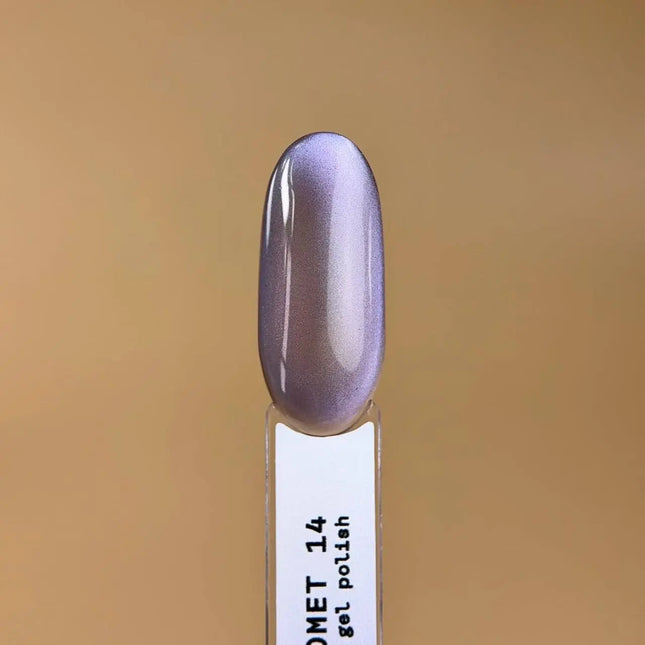 BIBLIOTEKA Esmalte de Gel Cat Eye №14 Comet 10ml - Azul lavanda