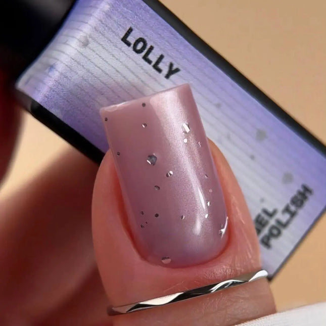 BIBLIOTEKA Esmalte de Gel Cat Eye №23 Lolly 10ml - Lila claro