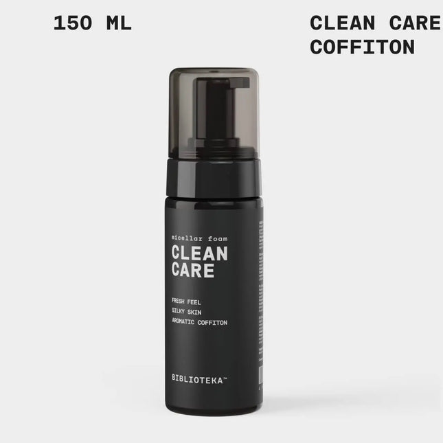 Espuma micelar Biblioteka Clean Care Coffiton 150 ml