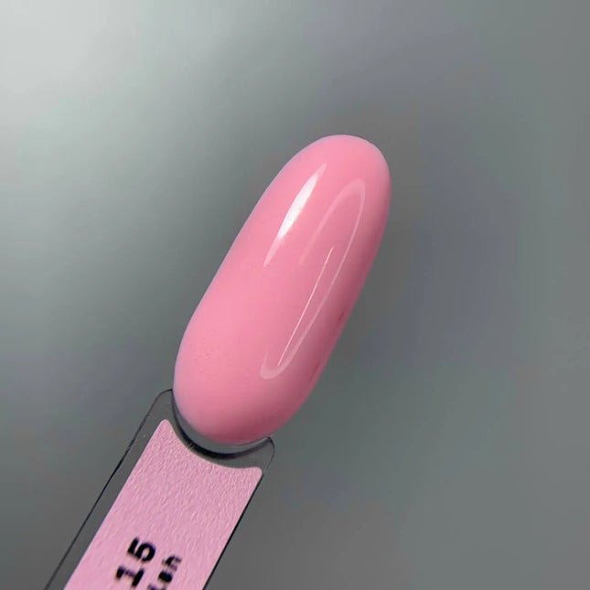 BIBLIOTEKA Gel Polish №015 Glam 10ml - Pink color