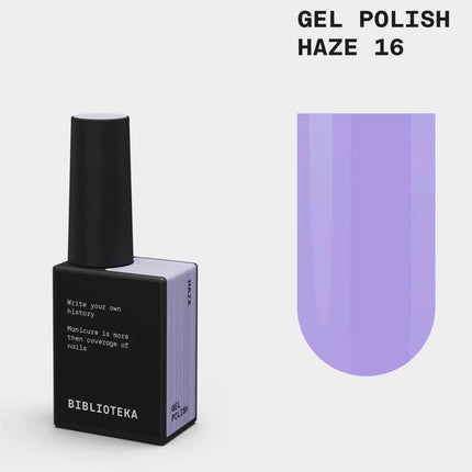 BIBLIOTEKA Esmalte en gel №016 Neblina 10ml - Color lila