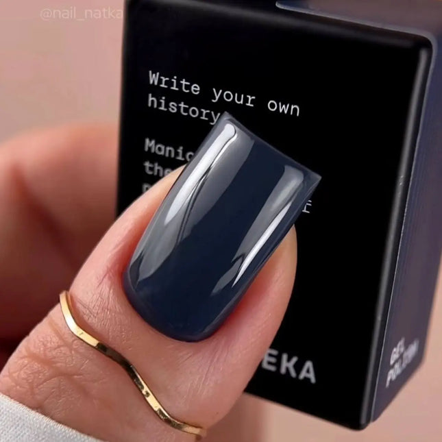 BIBLIOTEKA Gel Polish №020 Denim 10ml - Deep blue color