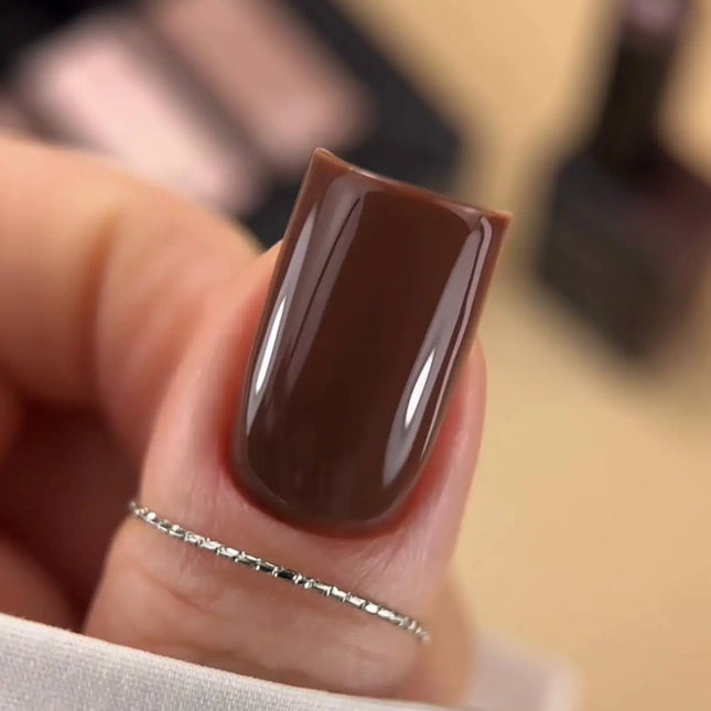 BIBLIOTEKA Gel Polish №037 Wood 10ml - Natural brown color