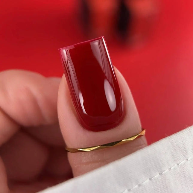 BIBLIOTEKA Gel Polish №044 Crimson 10ml - Deep red color