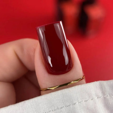 BIBLIOTEKA Esmalte de Gel №045 Wine 10ml - Rojo con tono ciruela