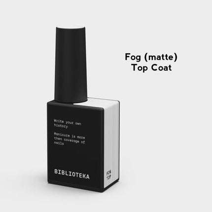 BIBLIOTEKA Top Fog matte with sticky layer 10ml