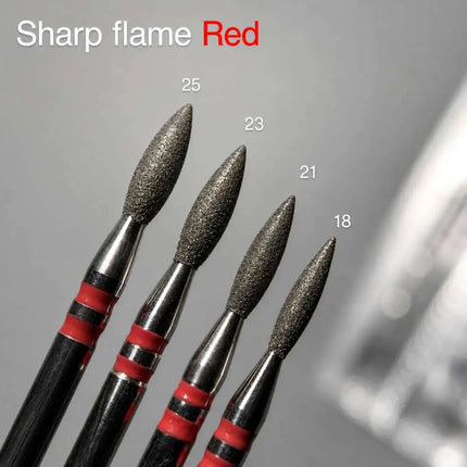 Broca de diamante para clavos “Llama” 1.8mm Roja Premium
