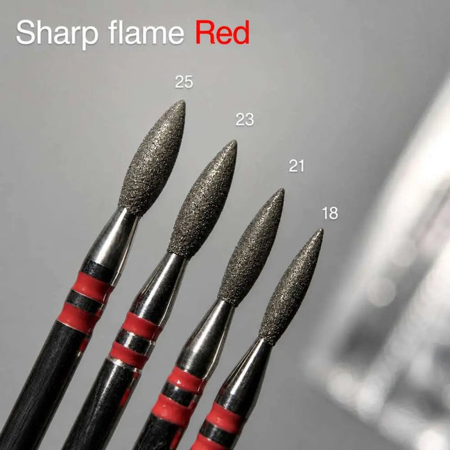 Broca de diamante para clavos “Llama” 2.5mm Roja Premium