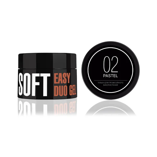 Easy Duo Gel Soft Pastel №2 35 g. Kodi Professional - Polygel