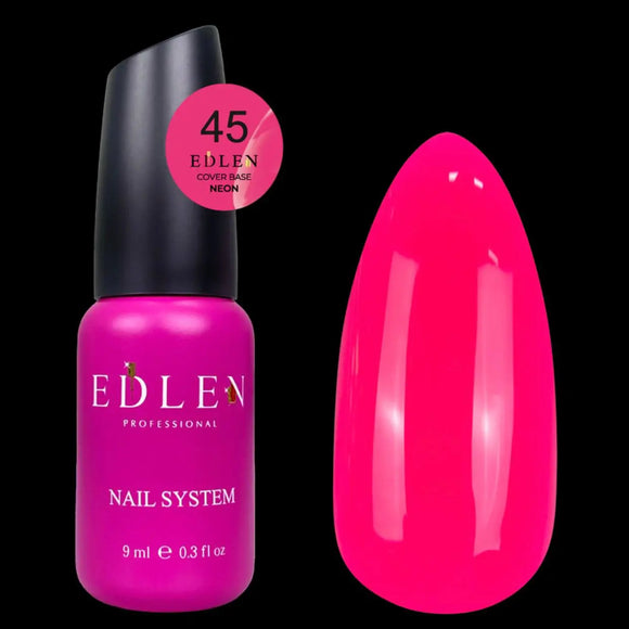 Edlen Capa de base Neon nº45 Rosa intenso 9ml