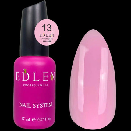 Edlen Capa de base coloreada Nº13 Rosa Flamenco 17ml