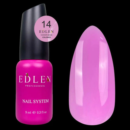 Edlen Cover Base Colored №14 Pink 9ml
