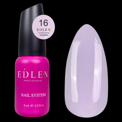Edlen Capa de base cubierta coloreada №16 Milky Lilac 9ml
