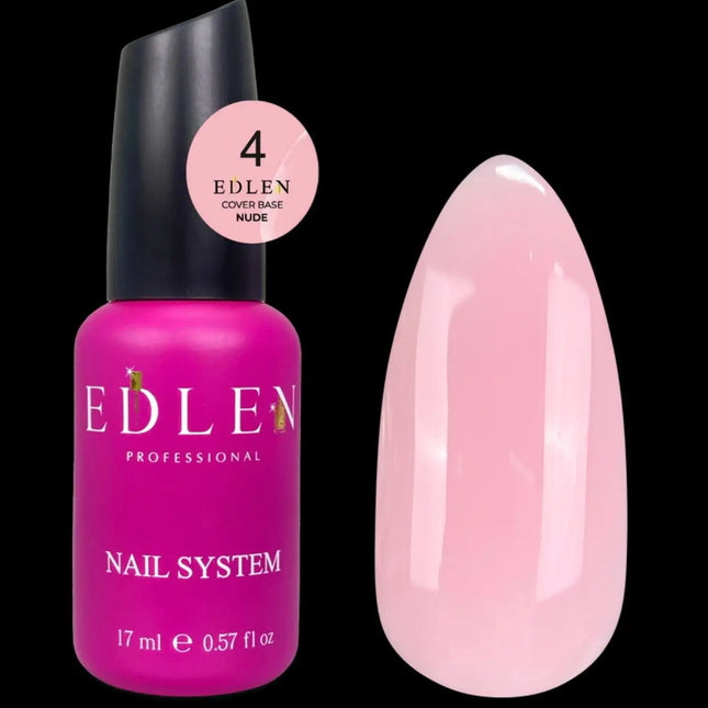 Edlen Cover Base Nude №04 Light Pink 17ml
