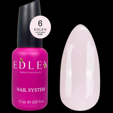 Edlen Capa de base Nude №06 Milky Pink 17ml