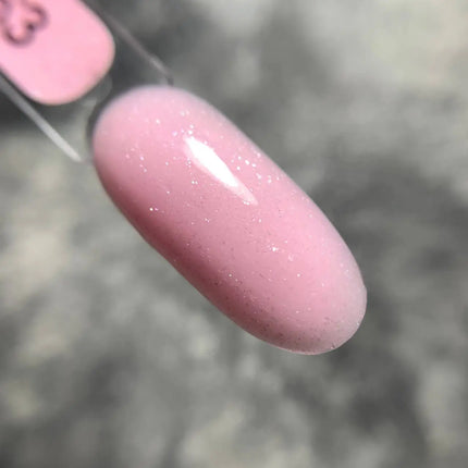 Capa de base Edlen Cover Opal №63 Rosa suave con brillo plateado 9ml