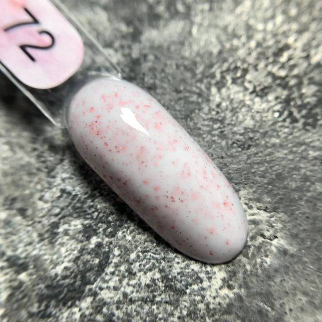 Edlen Cover Base Potal №72 Milk with rose foil 9ml