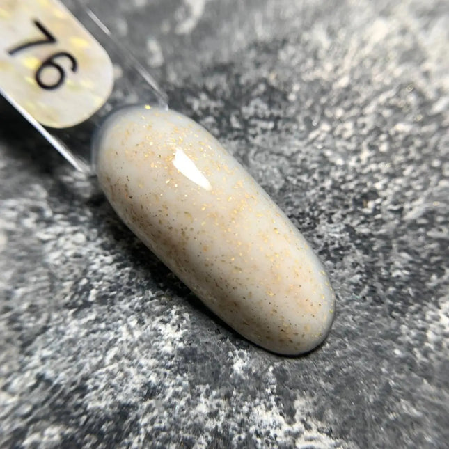 Edlen Cover Base Potal №76 Beige with gold foil 9ml