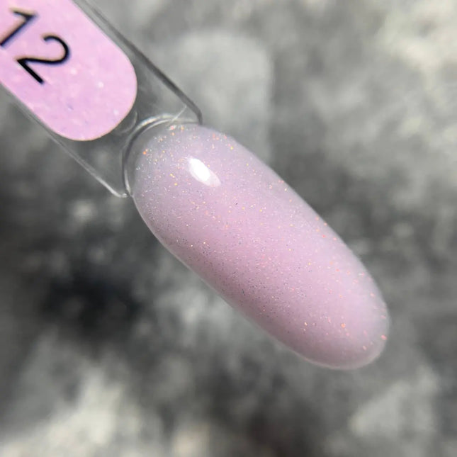 Edlen Cover Base Opal №12 Light Pink with opal shimmer 9ml