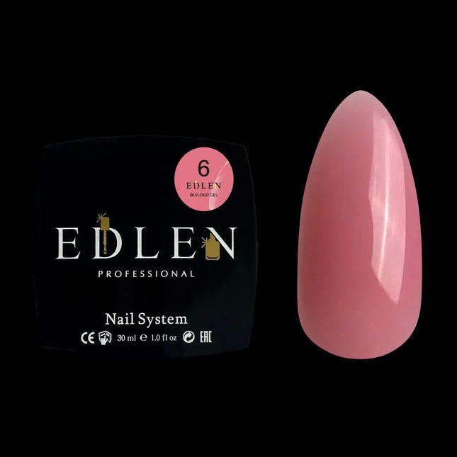 Edlen Builder Gel №06 "Nude" Red Peach 30ml