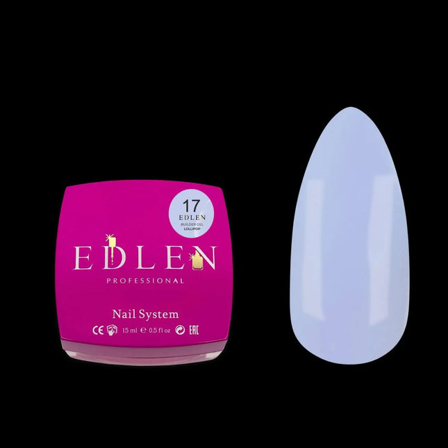Edlen Builder Gel №17 "Lollipop" Cloud Blue 15ml