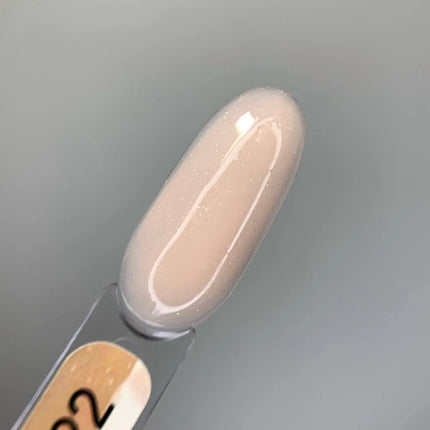 Edlen Builder Gel №22 "Princess" Cream Beige with shimmer 15ml