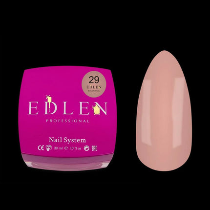 Edlen Builder Gel №29 "Office" Cocoa with milk 30ml