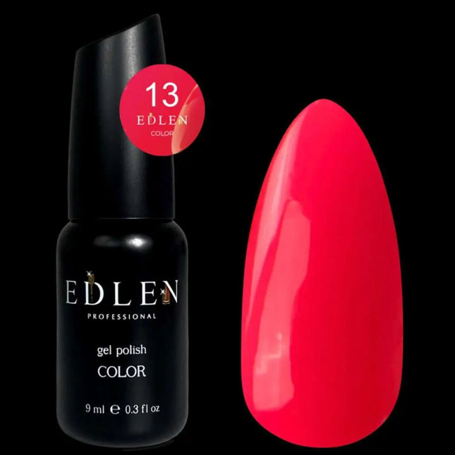 Edlen Gel Polish Color №13 Neon Pink 9ml