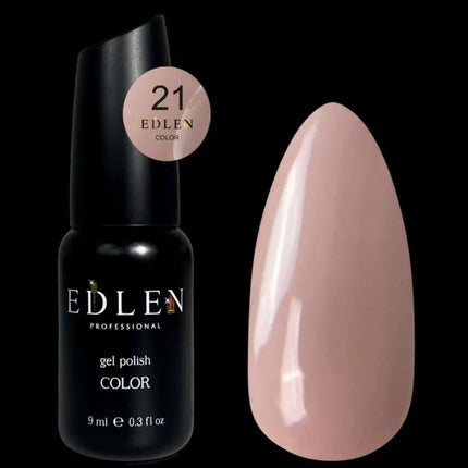 Edlen Gel Polish Color №21 Beige Enamel 9ml
