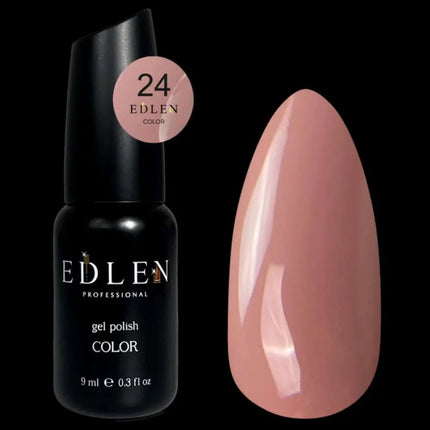 Edlen Gel Polish Color №24 Pink Beige 9ml