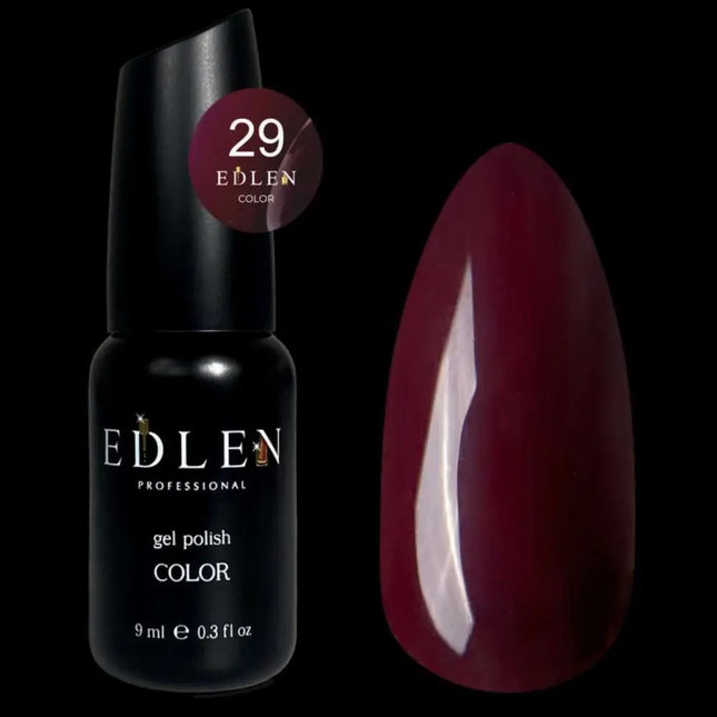 Edlen Gel Polish Color №29 Ripe Cherry 9ml